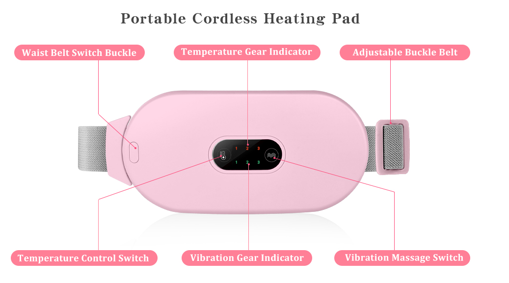 Period Heating Pad Period Cramp Massager