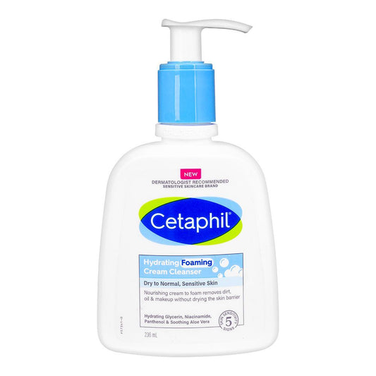 Cetaphil Hydrating Foaming Cream Cleanser 236ml