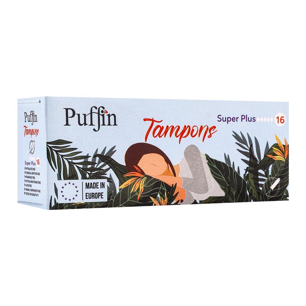 Puffin Tampons SUPER PLUS 16 Pcs