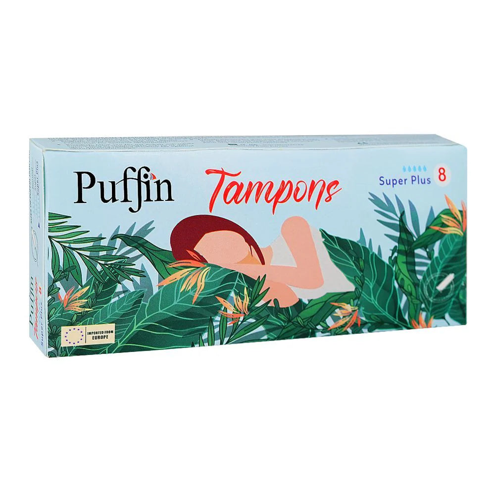 Puffin Tampons Super Plus 8 Pcs